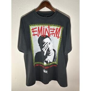 Eminem Not Afraid  Stussy Vintage Reprint Single Stitch T-shirt